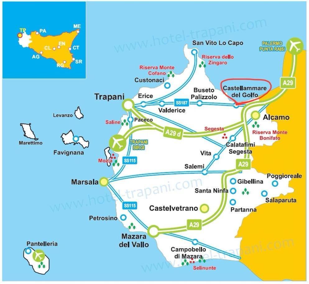 Appartamento Principe Tancredi Castellammare del Golfo Esterno foto